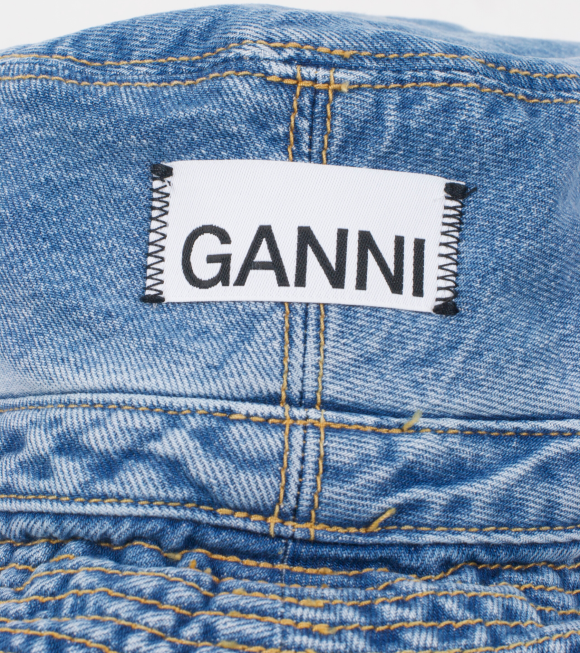 Ganni - Denim Bucket Hat Blue 