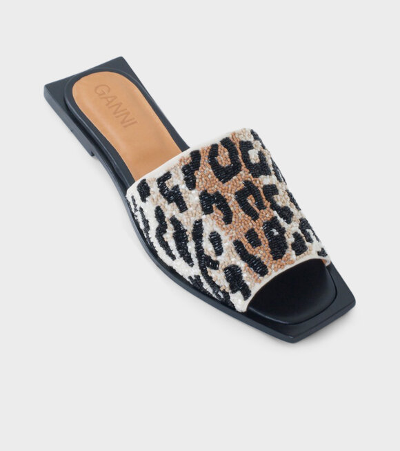Ganni - Slipper Sandals Leopard