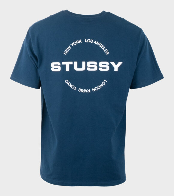 Stüssy - City Circle Tee Navy 