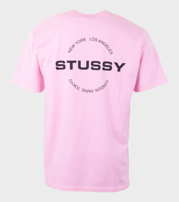 Stüssy - City Circle Tee Pink  