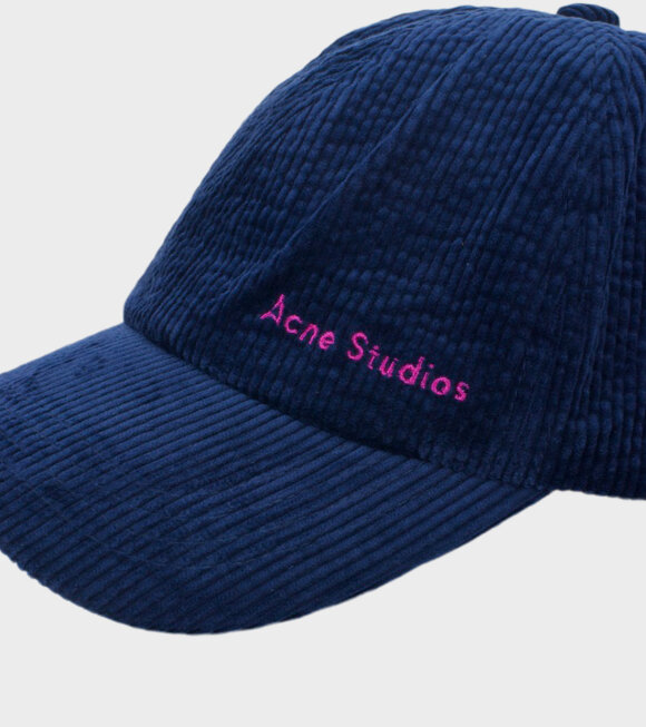 Acne Studios - Carliy Cord Cap Blue