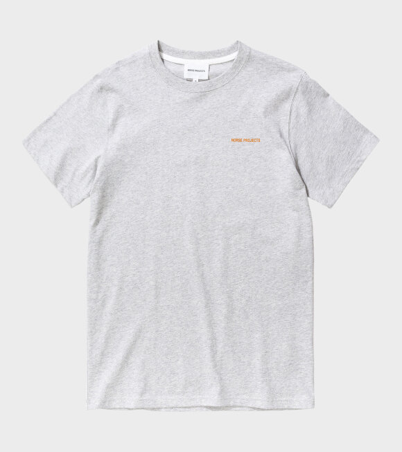 Norse Projects - Niels Logo T-shirt Grey