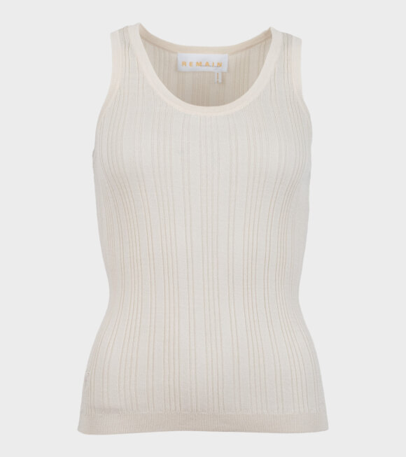 Remain - Gere SL Knit Top Off-White 