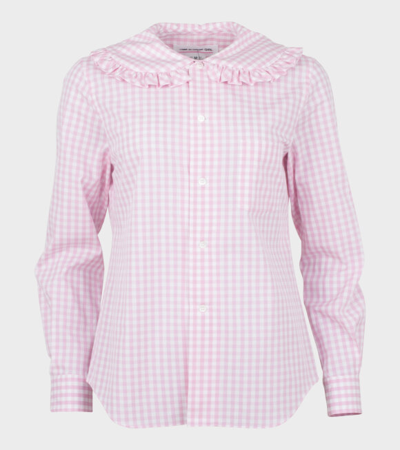 Comme des Garcons Girl - Girl Shirt Check Pink