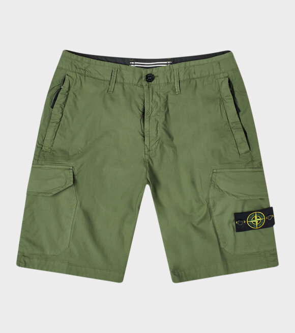 Stone Island - Logo Shorts Army Green