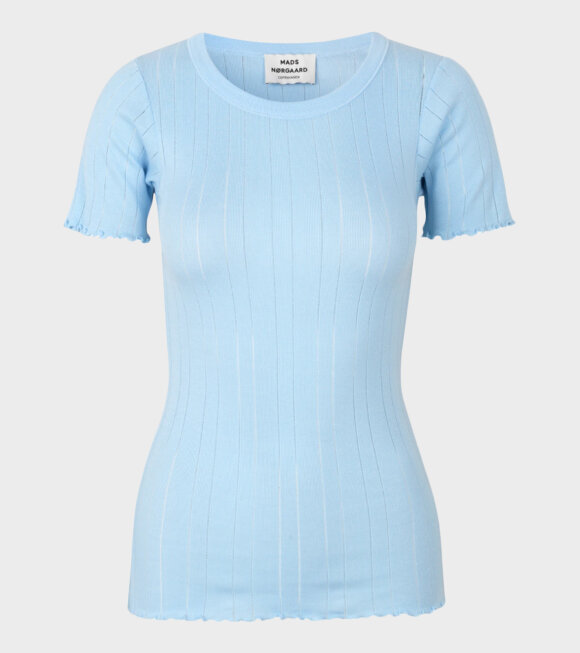 Mads Nørgaard  - Trixa Pointella T-shirt Blue