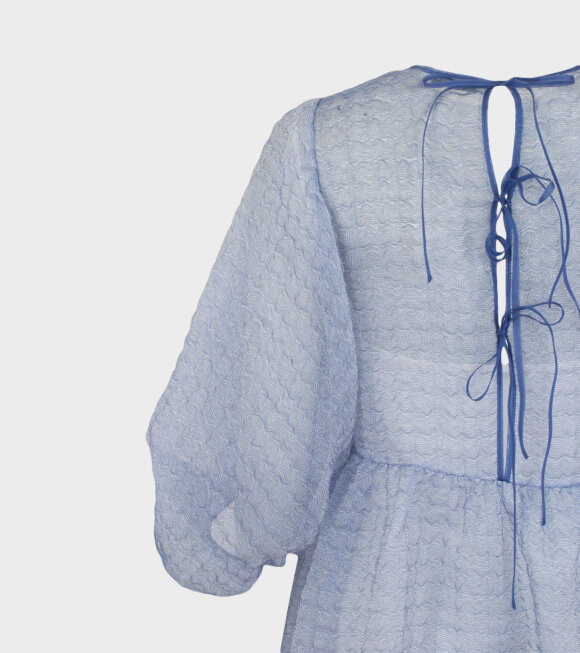 Cecilie Bahnsen - Karmen Dress Cotton Blue