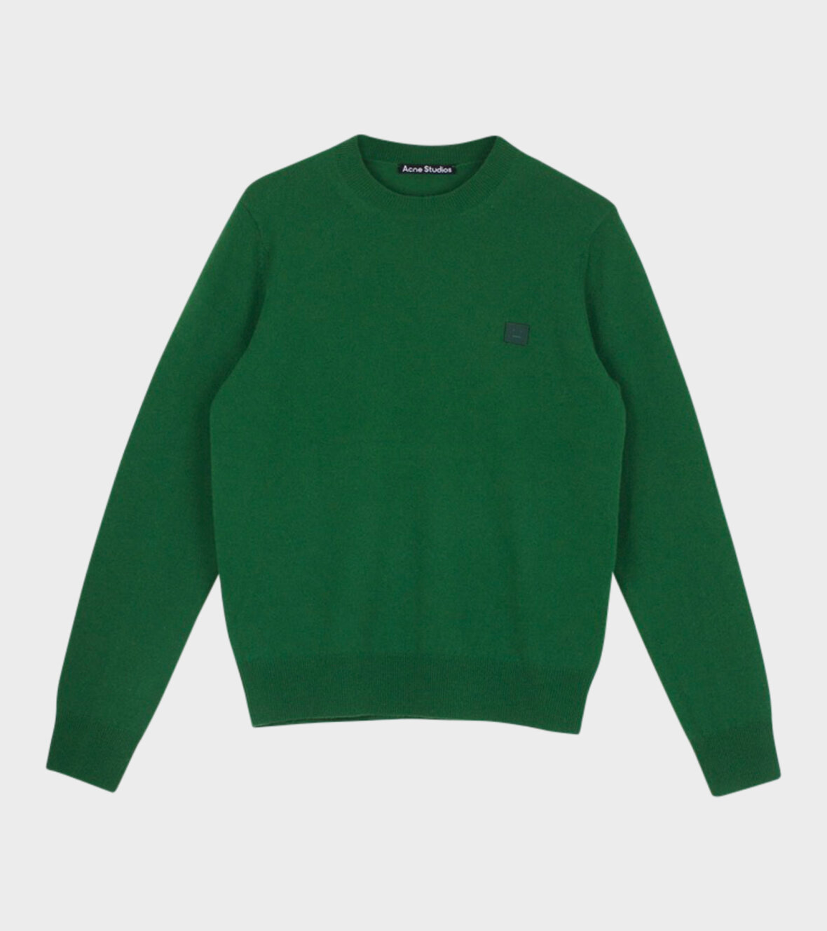 Acne Studios Kalon Face Sweater Green - Adams