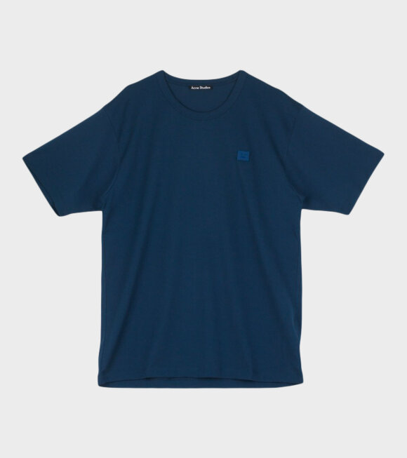 Acne Studios - Nash Face T-shirt Midnight Blue