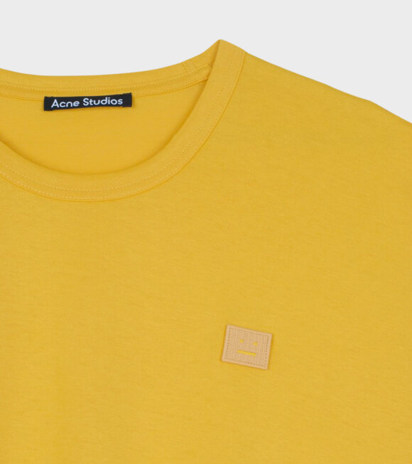Acne Studios - Nash Face T-shirt Honey Yellow