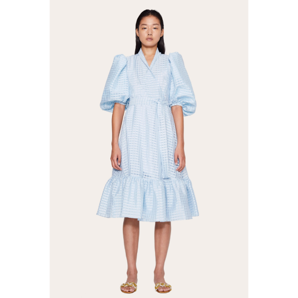 Stine Goya - Chinie Wrap Dress Ice Blue