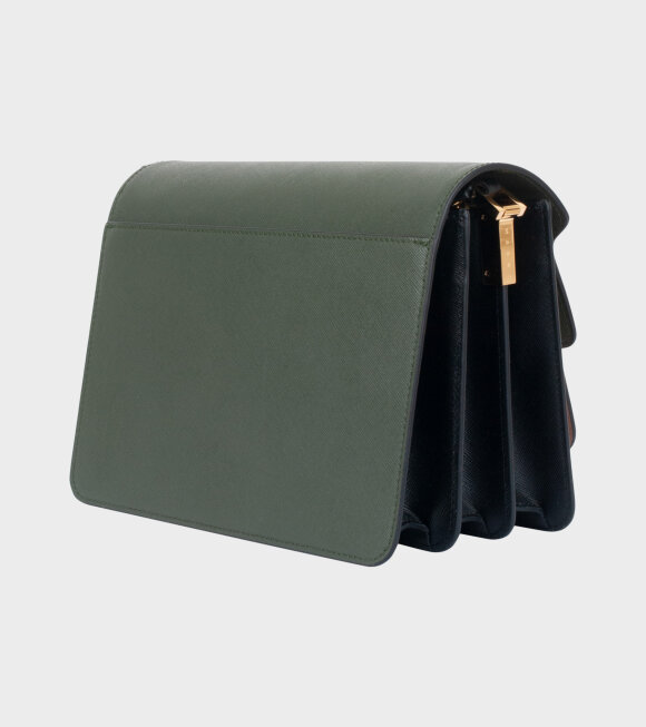 Marni - Medium Trunk Bag Green/Brown/Black