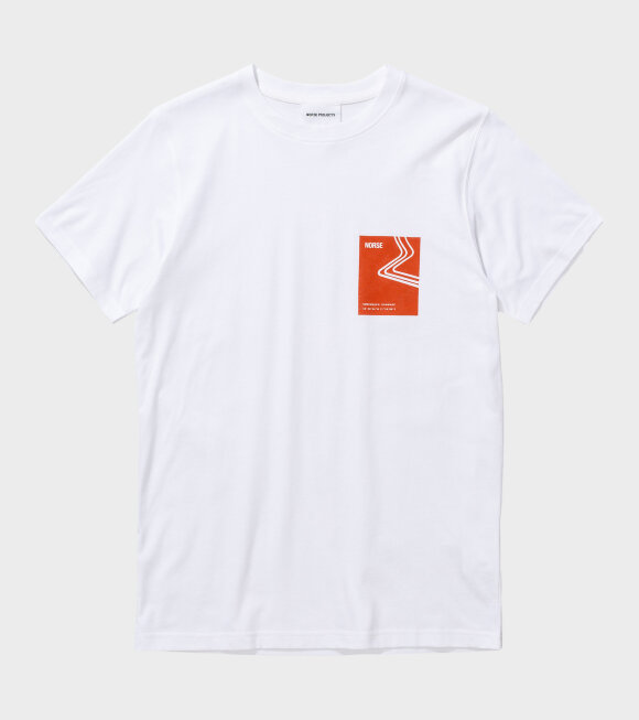 Norse Projects - Niels Icographic 1 T-shirt White