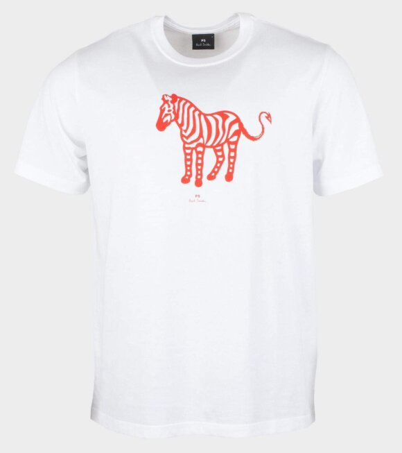 Paul Smith - Zebra T-shirt White/Red
