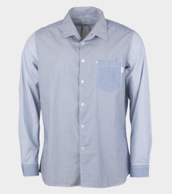 Paul Smith - LS Casual Fit Shirt Blue/White
