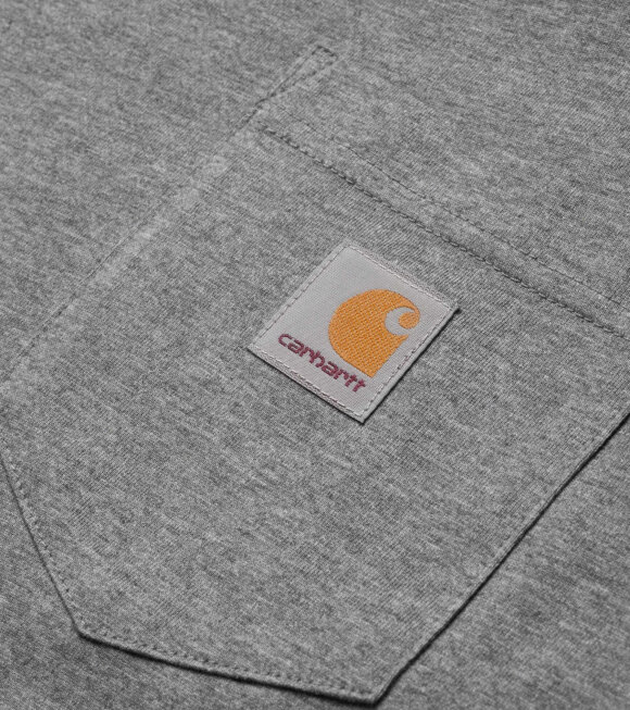 Carhartt WIP - L/S Pocket T-shirt Grey