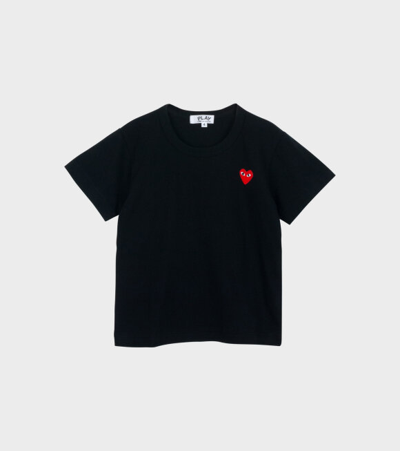 Comme des Garcons PLAY - K Red Heart T-shirt Black