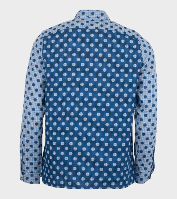 Paul Smith - L/S Casual Fit Dot Shirt Blue
