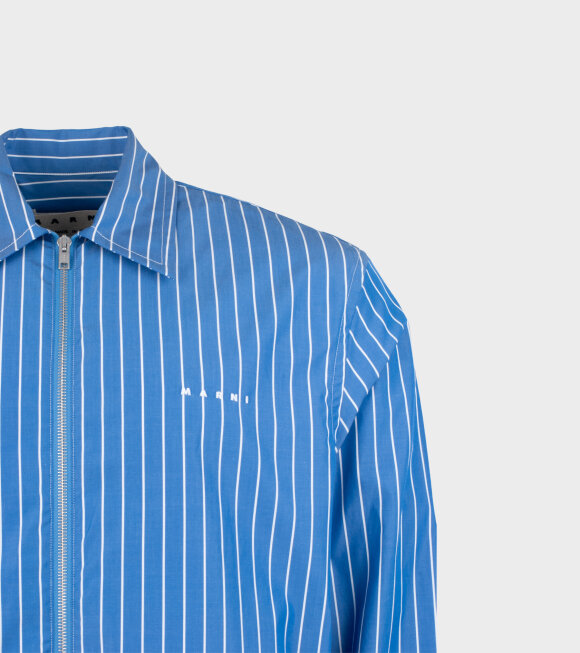 Marni - L/S Striped Shirt Blue