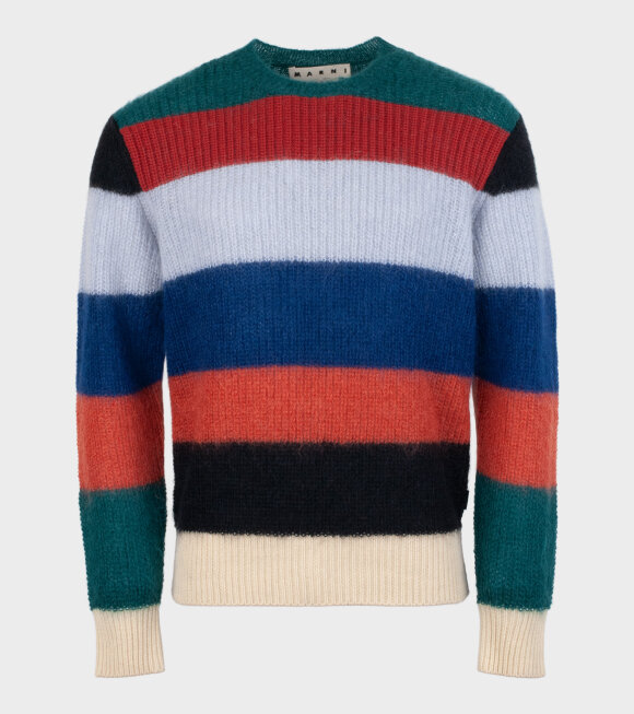Marni - Roundneck Knit Sweater Multicolor
