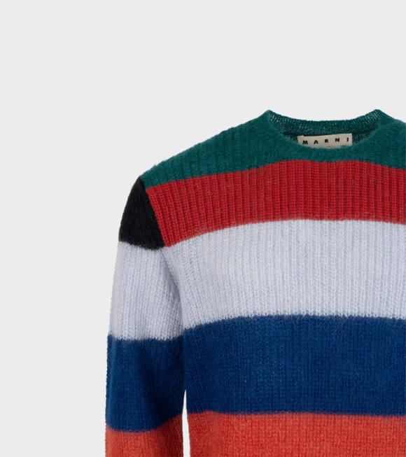 Marni - Roundneck Knit Sweater Multicolor
