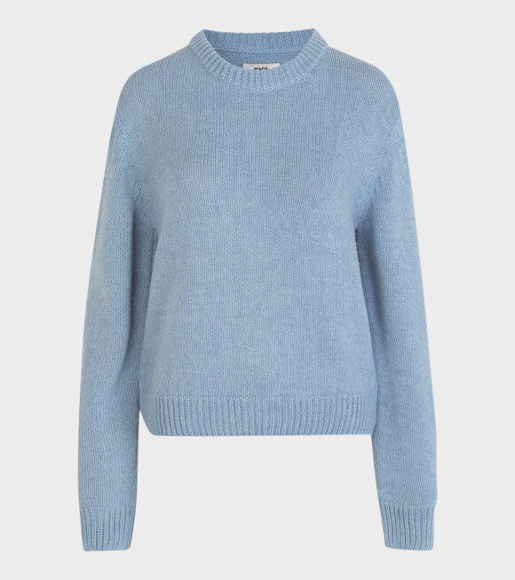 Mads Nørgaard  - Kaily Recycled Wool Mix Knit Blue