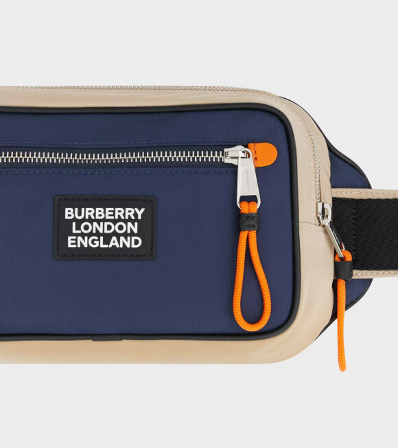 Burberry - Logo Appliqué ECONYL® Bum Bag Navy