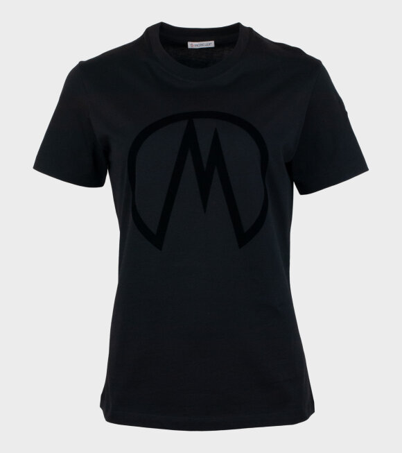 Moncler - Girocollo Logo T-shirt Black