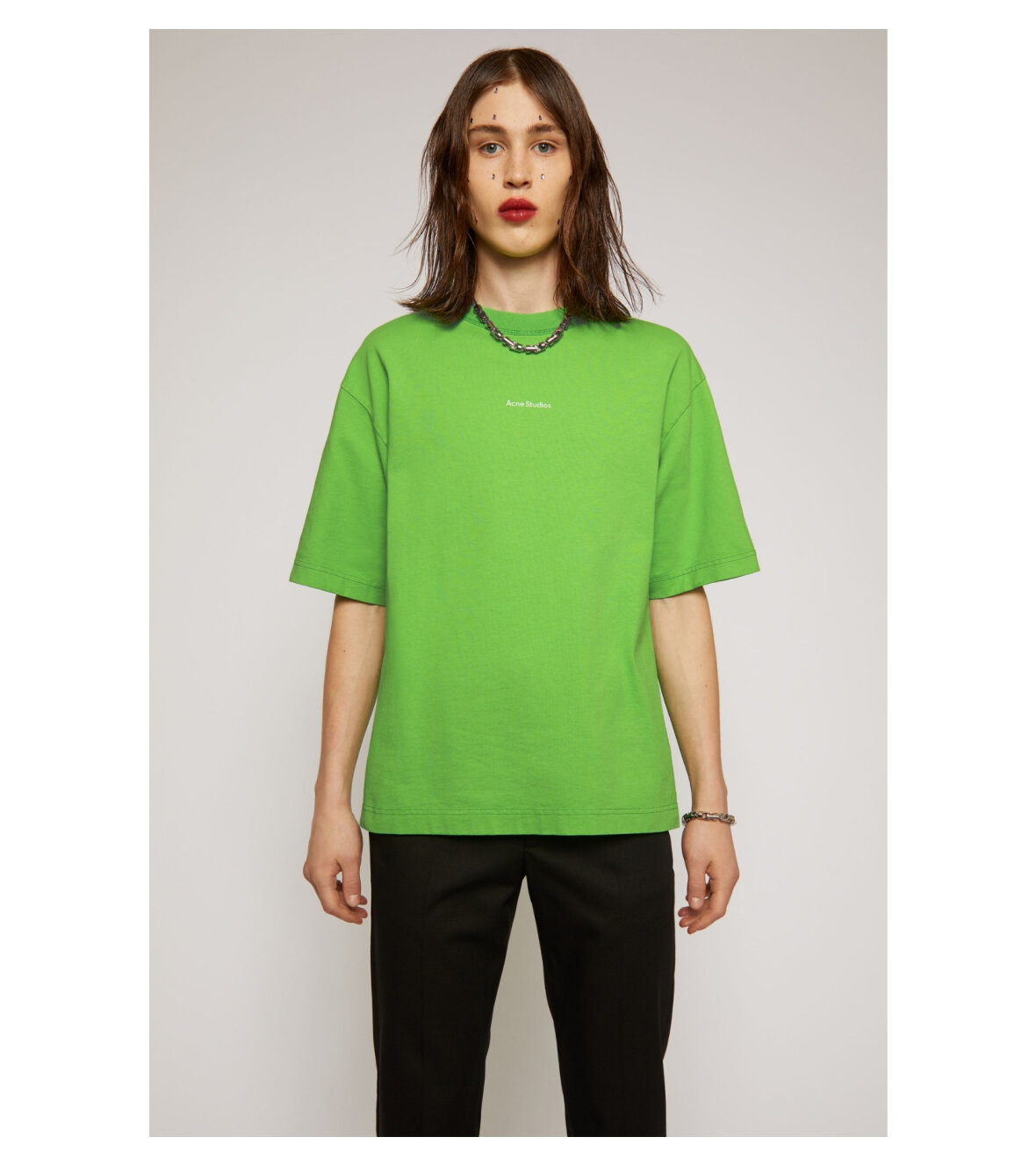 Fleksibel møde diameter dr. Adams - Clothing - Acne Studios - Reverse-Logo T-shirt Bright Green