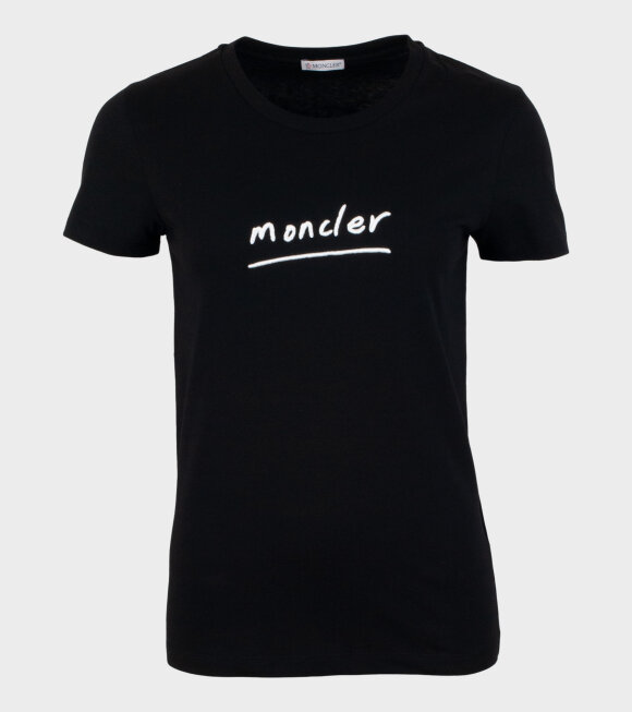 Moncler - T-shirt Girocollo Black