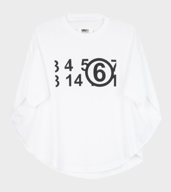MM6 Maison Margiela - Numbers T-shirt White