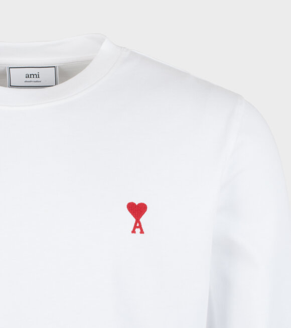 AMI - Ami de Coeur L/S T-shirt White