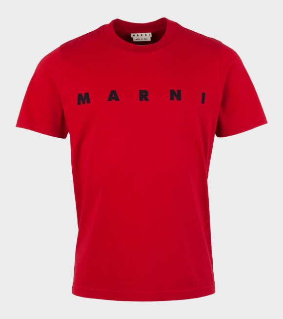 Marni - Logo Basic T-shirt Red