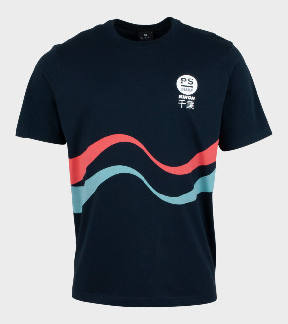 Paul Smith - Mens Reg Fit T-Shirt Surf Blue