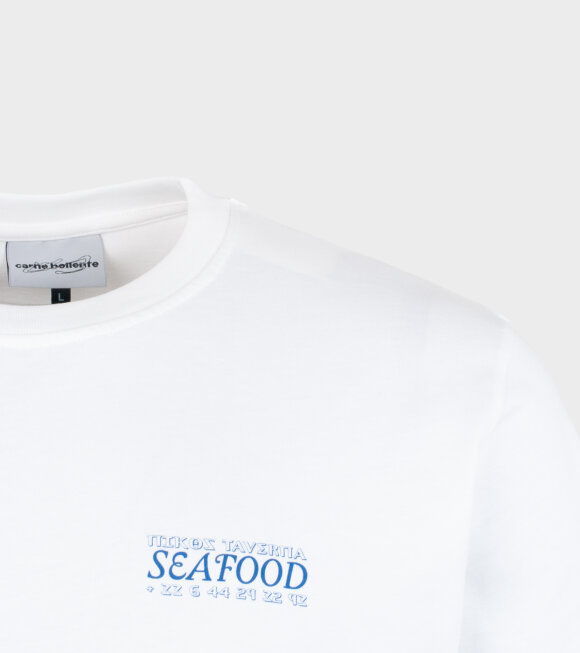 Carne Bollente - Fresh Fish French Kiss T-shirt White