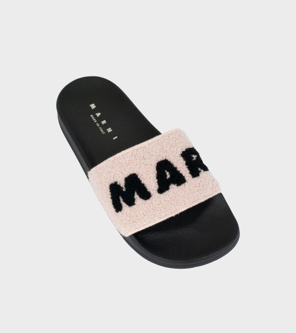 Marni - Flippers Logo Pink/Black