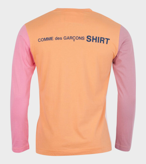 Comme des Garcons Shirt - Color Logo L/S T-shirt Multi