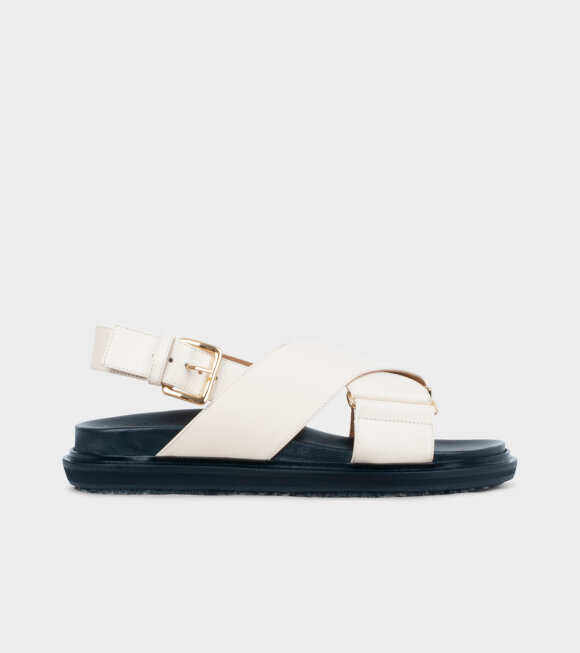 Marni - Fussbett Sandal Off-white