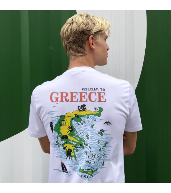 Carne Bollente - Welcum To Greece T-shirt White