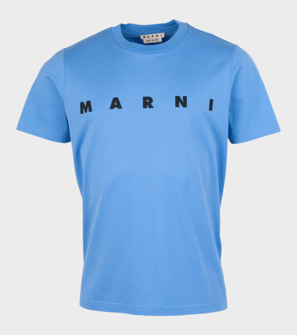 Marni - Logo Basic T-shirt Blue