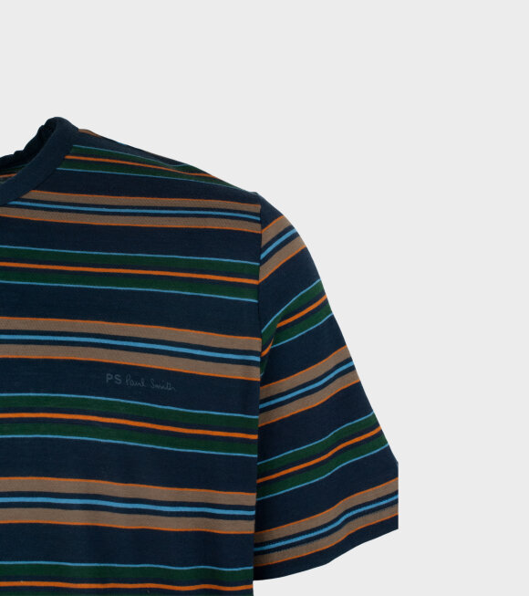 Paul Smith - Reg Fit SS T-shirt Stripe Multicolour