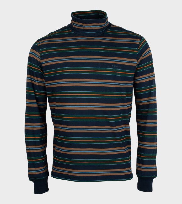 Paul Smith - Reg Fit LS T-shirt Stripe Multicolour