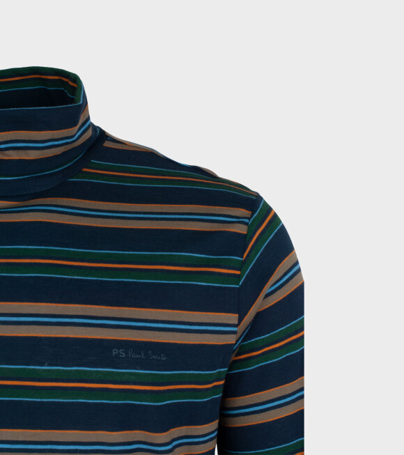 Paul Smith - Reg Fit LS T-shirt Stripe Multicolour