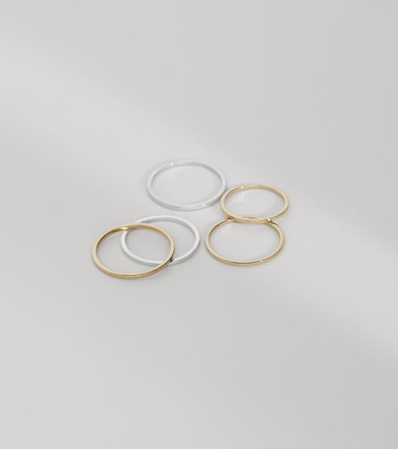 Trine Tuxen - Thin Plain Ring Silver 