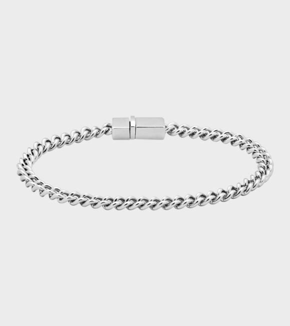 Tom Wood - Rounded Curb Bracelet Thin Silver