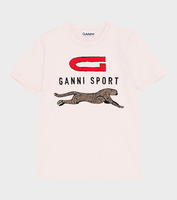 Ganni - GANNI Sport T-shirt Beige
