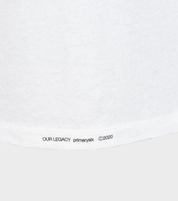 Our Legacy - Box T-shirt Primary6 Print White