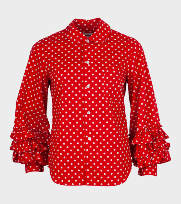 Comme des Garcons Girl - Minnie Dot 2 Shirt Red/White