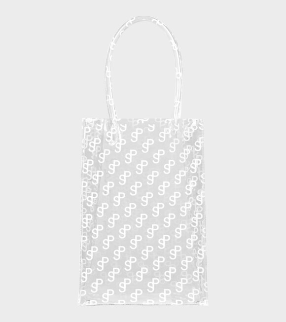 Saks Potts - Lap Bag SP Print White