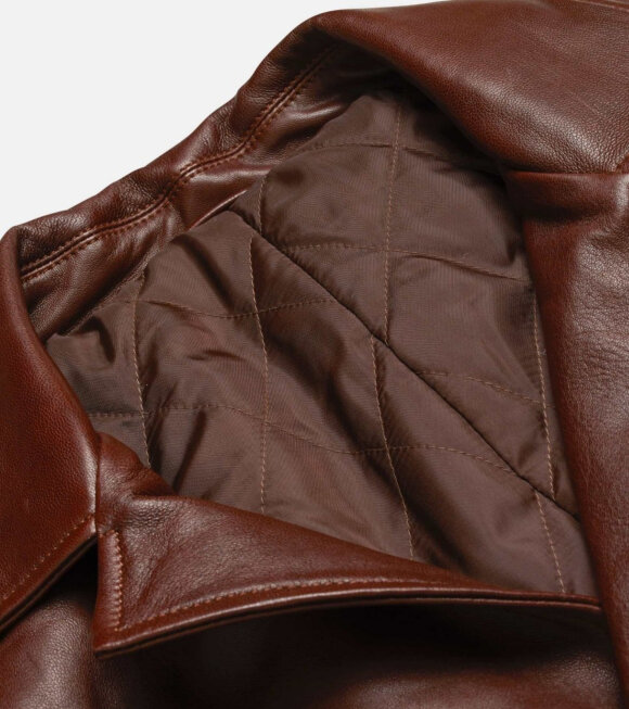 Sunflower - Winter Coat Leather Brown